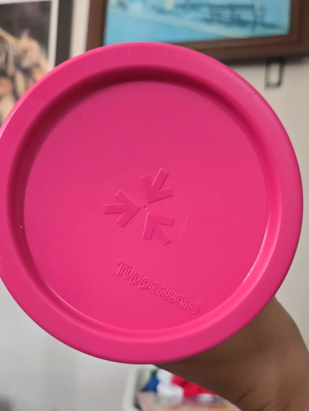 Vintage Tupperware White and Pink Kitchen Storage Canisters – Set of 3